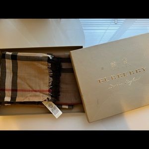Burberry silk scarf